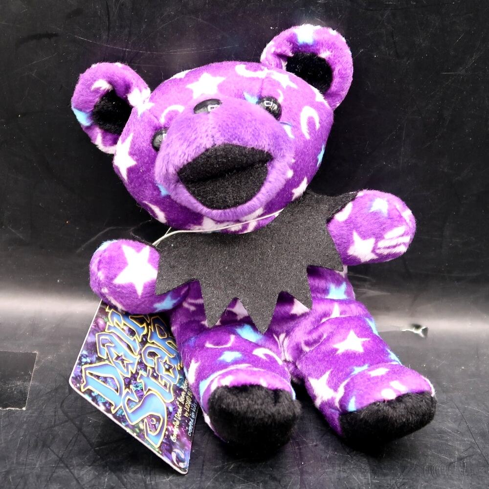 Liquid Blue Grateful Dead Dark Star Bean Bear 7" New w Tag Deadhead Psychedelic